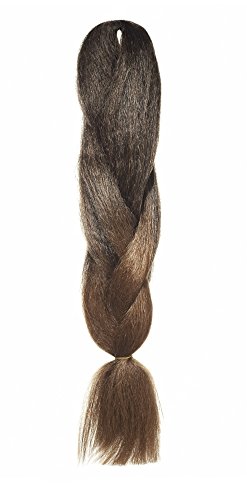 American Dream Dreadlocks and Creative Styling Kanekelon Regular Braid for Hair Extensions, Colour T2/30 Ombre Darkest Brown/Red Brown
