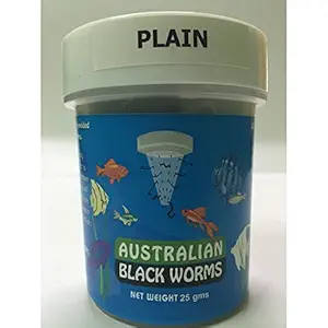Australian Black Worms Plain (25 gm)