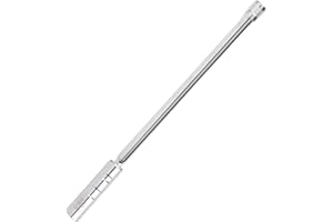 Fogbush 14mm Spark Plug Socket, Long Rod Magnetic Spark Plug Gap Tool Thin Wall Universal Joint Spark Plug Wrench 3/8" 12 Point Spark Plug Spanner 360° Swivel Spark Plug Removal Tool for Car Repair