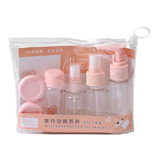 MAX HOME� Plastic Portable Travel Cosmetics Bottles Plastic Pressing Spray Bottle for Makeup, Cosmetic, Toiletries Liquid Containers Bottles - Image 8