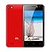 Price comparison product image SIM-Free Mobile Phones, EL W40 Android 6.0, 4.0" Screen Display, Quad Core 4GB ROM, Dual SIM 3G Unlocked Smartphones (Red)