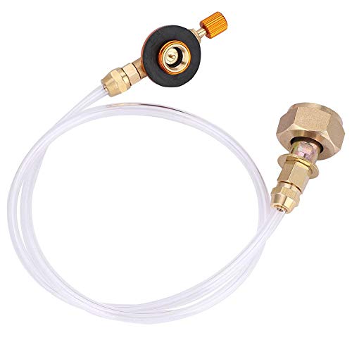 VGEBY1 Cylinder Gas Tank Conversion Head Adapter, Outdoor Camping Picnic Stove Head Gas Tank Bottle Convert Refill Adapter