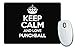 Price comparison product image BLACK Keep Calm and Love Punchball Mouse Mat COLOUR 0974