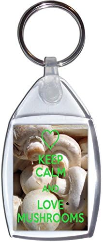 Keep Calm and Love Mushrooms - Keyring