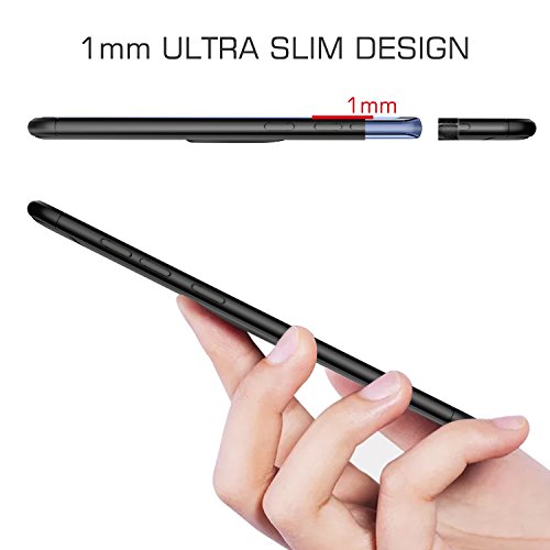 HandyhÃ¼lle Samsung Galaxy S9 HÃ¼lle mit HD- Schutzfolie,LeYi Neu Original Handy HÃ¼lle S9 HÃ¼lle Case mit Metall 360 Rotation Verstellbarer Ring Grip Stand Halter StÃ¤nder Personalized Design Kompatibel mit Magnetischer Autohalterung,UltradÃ¼nnen Ultra Slim Fit StoÃŸdÃ¤mpfung Anti-Scratch Silikon StoÃŸfÃ¤nger Bumper Anti-Fingerprint Soft Flexible TPU Smartphone SchutzhÃ¼lle fÃ¼r Samsung Galaxy s9 HandyhÃ¼lle Handycover Men JSZH-TPU Black