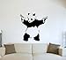 Produktbild (XLARGE)BANKSY GRAFFITI PANDA GUNS WALL ART VINYL DECAL STICKER 24 COLOURS AVAILABLE by WALL ART DESIRE