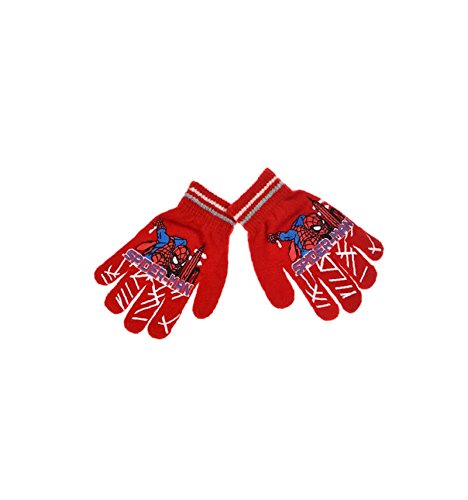 Spiderman - Guantes - para niño rojo Talla única