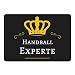 Produktbild Mousepad Handball Experte schwarz
