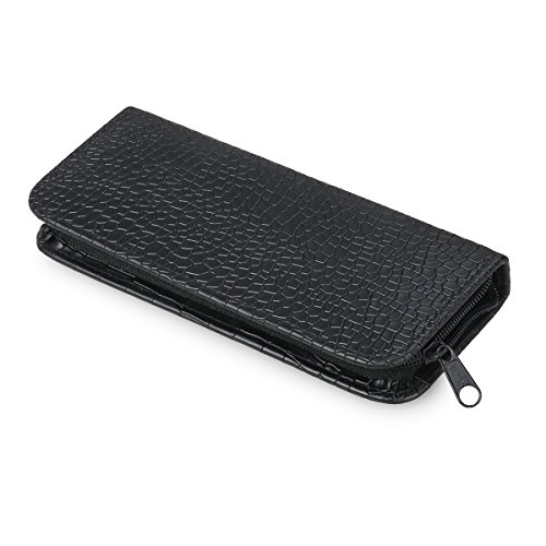 PIXNOR Professional Hairdressing Tool Bag Pouch Barber Scissors Hand Bag (Black)