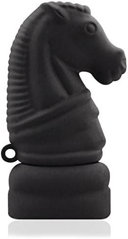 818-Tech no8100090008 Hi-Speed 2.0 USB flash drive 8GB chess piece horse 3D black