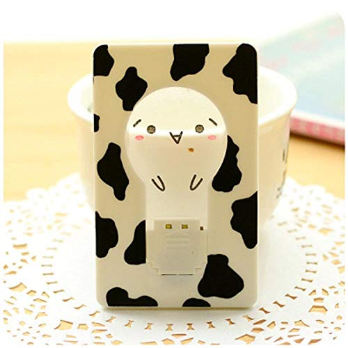 Preisvergleich Produktbild Kreative Batterie Nachtlicht ausgesteckt Karte Licht energiesparende Nachttischlampe leuchtende niedlichen Cartoon elektronische kleine Wandleuchte