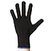 KING DO WAY Black Heat Resistant Protective Gloves Mittens For Hair Straighteners Hair Curler