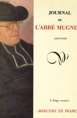 couverture de : JOURNAL DE L'ABBE MUGNIER