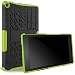 Produktbild Saingace Gummi Schlagsicherer hybrider harter Fall-Abdeckungs-Standplatz-Halter für Amazon Kindle Fire HD 8 8 Zoll an (6. GEN, 2016) (Grün)