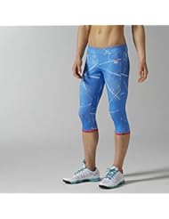 Reebok REV Chase Chalk Pantalón Capri RCF Renton Crossfit, Mujer, Azul (Echblu), M