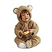 Womdee Baby Toddler Winter Fleece Romper Playsuits Onesies (Khaki,80/6-9M) With Womdee Accessory