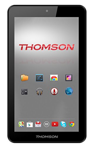 Thomson Teo Quad-Tablet Pantalla t  ctil de 7    17 78 cm     16 GB  Android  1 Conector Jack   Negro