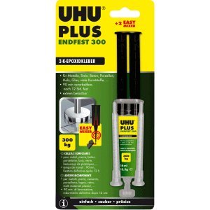 Preisvergleich Produktbild UHU 6 x 2-Komponenten-Epoxidharzkleber Plus endfest Doppelkammerspritze 15g