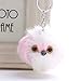 Produktbild OSYARD Schlüsselanhänger,Keychain,Cute Dog Keychain Frauen Anhänger Pompoms Schlüsselring Keyring Schlüssel Ring Taschenanhänger Handtaschenanhänger Schlüsselbund
