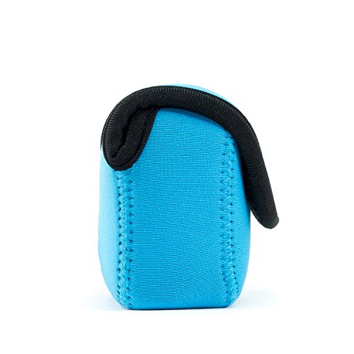 MegaGear MG683   tui avec Mousqueton en N  opr  ne pour Appareil photo Canon PowerShot G5 X Bleu