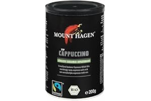 Lot de 2 boîtes de cappuccino Mount Hagen Bio FT - 2 x 200 g