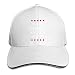 Produktbild fjfjfdjk Men Women Sandwich Cap Adjustable Peaked Hat - Make America Smart Again