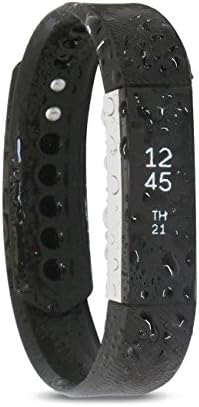 Waterfi Waterproof Fitbit Alta - Silver/Black (Large)
