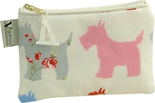 Vagabond Scottie Dog Oil Cloth Cosmetic Toiletries Bag