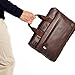Produktbild Knomo 45-201-BRN Barbican Foster Aktentasche Leder für 35,56 cm (14 Zoll) Laptop braun