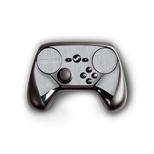 Preisvergleich Produktbild atFoliX Steam Controller Skin "FX-Brushed-Alu" Designfolie Sticker - Gebürstet / Bürsten-Struktur