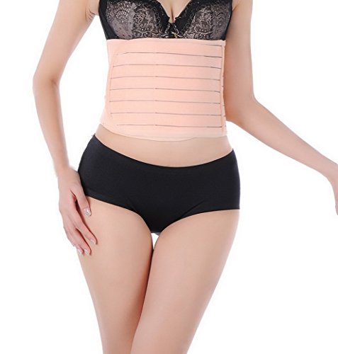 EQMUMBABY Postpartum Strip Abdomen Belt Belly and Waist and Pelvis Maternity Body Support Band 3 Sets - Size M