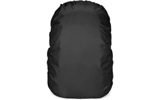 Lukery Housse de Sac à Dos Imperméable Anti-Pluie, Lot de 2 Housse de Pluie Sac à DosHousse de Protection Couverture Anti Pluie Poussière pour L'extérieur Voyage Escalade