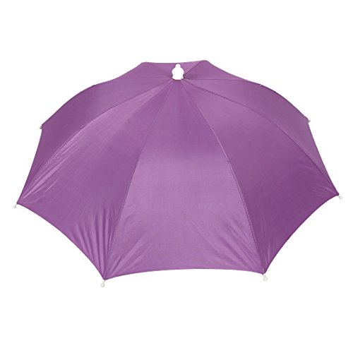 Preisvergleich Produktbild Water Resistant Handfree Light Pink Rain Umbrella Hat