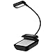 Produktbild LEDGLE [Neue Version] 3-LED Buchleuchte Flexible Clip-on Leselampe Augenfreundliches LED-Licht, Tageslichtweiß, 60lm, 2 Leuchtmodi, drehbarer Schwanenhals für Kindle und Bücher-Schwarz