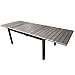 Produktbild Multistore 2002 Wohaga® Ausziehtisch Gartentisch 200/250/300x95cm, Aluminium, Polywood, Terrassentisch Gartenmöbel Terrassenmöbel Schwarz/Grau