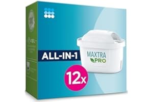 EPUZUHEHW Filtro per l'acqua Potabile, Filtro Originale che Riduce il Cloro, Scala, PFAS e Metallo, Compatibile con Bottiglie d'acqua con Filtro, 1 Box(12 PCS)