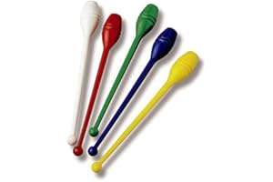 COR SPORT CORSPORT Clavette Colore Bianco Ginnastica Ritmica Al Paio