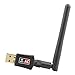 Produktbild WiFi Stick, Dootoper WLAN Stick 600 Mbit/s, Dual Band (5GHz 433Mbps/2.4Ghz 150Mbps), 802.11b/g/n/a/ac USB Wifi Dongle mit Antennenbuchse und abnehmbarer Antenne, kompatibel mit Windows XP/7/8/10, Mac OS X 10.6-10.12