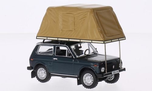 Preisvergleich Produktbild Lada Niva , metallic-dunkelgrün, 1981, Modellauto, Fertigmodell, IST Models 1:43