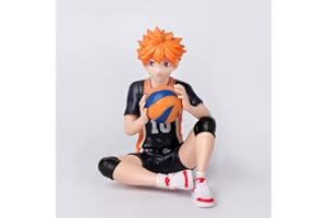 MUFENDZ Haikyuu Hinata Shoyo Tobio Kageyama Postura Sentada Prensa de fideos instantánea Figura Modelo Figura, Modelo Coleccionable Muñeca 12 cm Estatua Decoración de Navidad Regalo de Cumpleaños