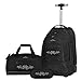 Produktbild Premium Schulset 3 Teile :: Schultrolley Schulranzen 35 Liter KEANU Hochwertiger XL Schulrucksack Rucksack Driver + passende Sporttasche + Etui Box Mäppchen (Black Tattoo)