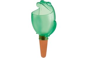 Scheurich 4er-Set Bewässerungskugel Blumenbewässerung Wasserspender *Froggy* grün - H15cm/140ml