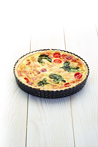 Master Class Crusty Bake Backen- und Hebeboden aus Tart Zinn/Quiche Pan, 23 cm (22,9 cm) - 2
