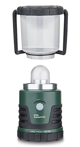 LiteXpress CAMP 32 Camping Laterne, 8 Hochleistungs-LEDs, 3 Farbtemperaturen, bis zu 380 Lumen ANSI FL1, Kunststoffgehäuse, grün / schwarz LXL909078B - 2