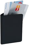 60 x 96 mm Herma 5548 RFID Blocking Schutzhülle schwarz für 2 Kreditkarten (Format 60 x 96 mm) 1 Kreditkartenhülle aus Kunststoff, auch für Personalausweis, EC-Karte, gegen Auslesen und Datenklau