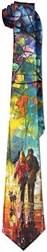 GENTLE Walk In The Boulevard With Your Love Necktie Skinny Ties Business Tie For Wedding Ceremony