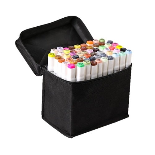 Pachock 60 color Arte Dibujo Marcadores de Punta Doble - Doble Cara Marcadores del Bosquejo del Rotulador