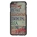 Produktbild [A4E] Handyhülle passend für Apple iPhone 6 (4,7") Schutzhülle Hülle Hartschale mit Meer Stand Motiv und 'Live in the sunshine' Slogan (weiß, grün, blau, rot, schwarz)