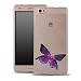 Produktbild OOH!COLOR® Design Case für HUAWEI MATE 9 Silikon Hülle mit Motiv Schmetterling Butterfly Animal Tier AOT038 elastisch Schutzhülle Transparent Case Luxus Cover Slim Etui