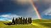 Produktbild Malen Nach Zahlen Regenbogen In Toskana-Bäumen DIY Unique Gift Handpainted Oil Painting for Home Wall Decor Artworks Frameless